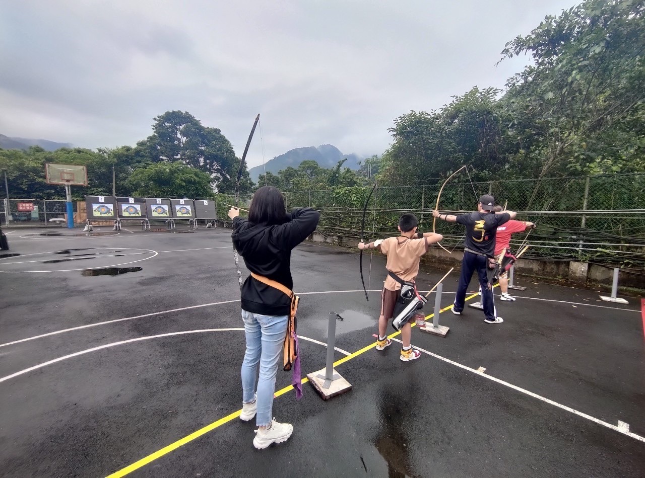 傳統射箭比賽情形