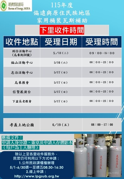 下里收件時間