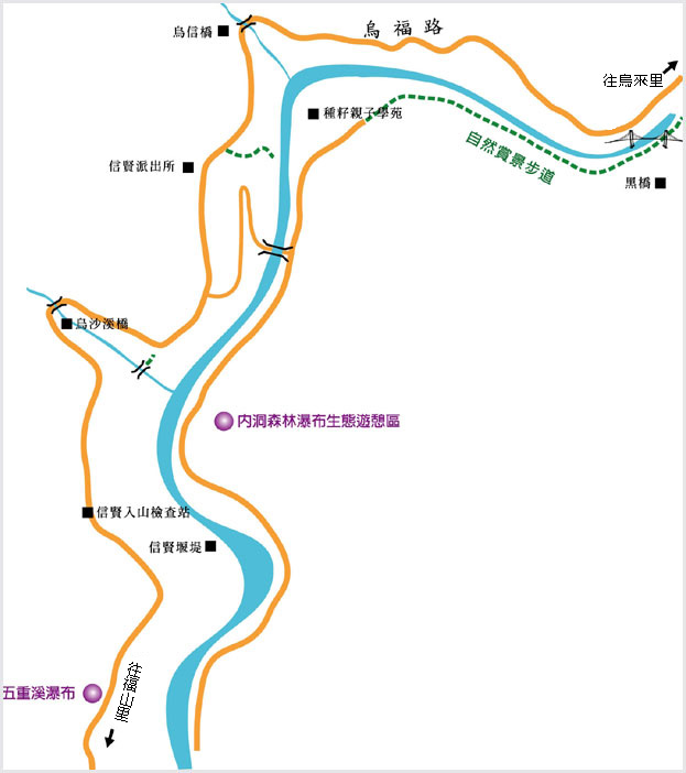 信賢里交通路線圖