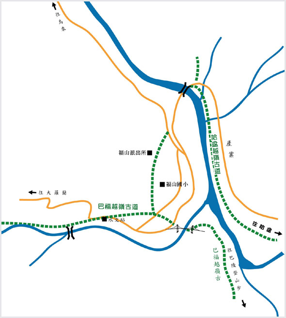 福山里交通路線圖