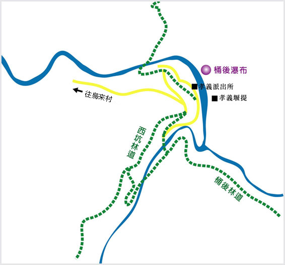 孝義里交通路線圖